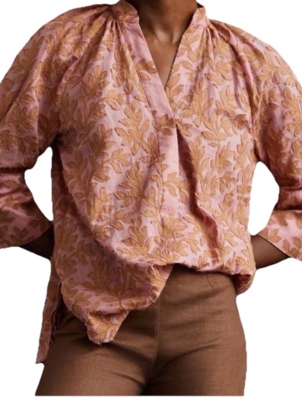 By Anthropologie Popover Top.